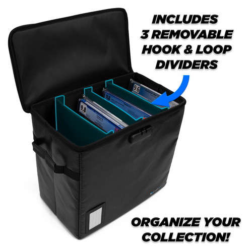 Casematix Comic Book Storage Bin – Fits 30 CGC Graded Comics, Case with Dividers - Picture 3 of 9