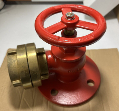 DIN 86211 DN50 fire and deck wash valves angle type - Flange connection DIN PN16