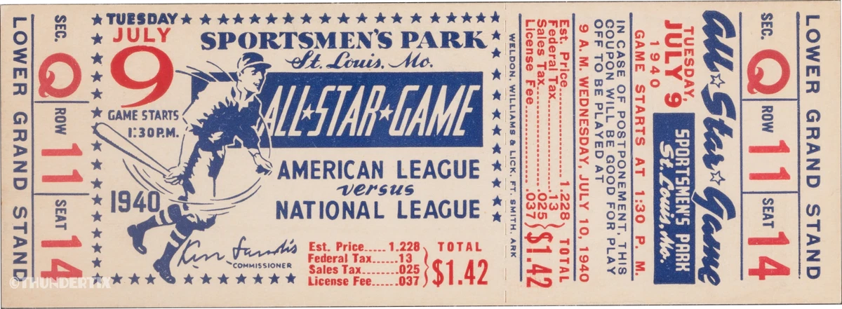 Reproduction Vintage Sports Ticket Stubs for sale | eBay