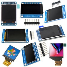 0.96/1.3/1.44/1.8 Inch LCD Full Color Display Module SPI Serial Port OLED Screen