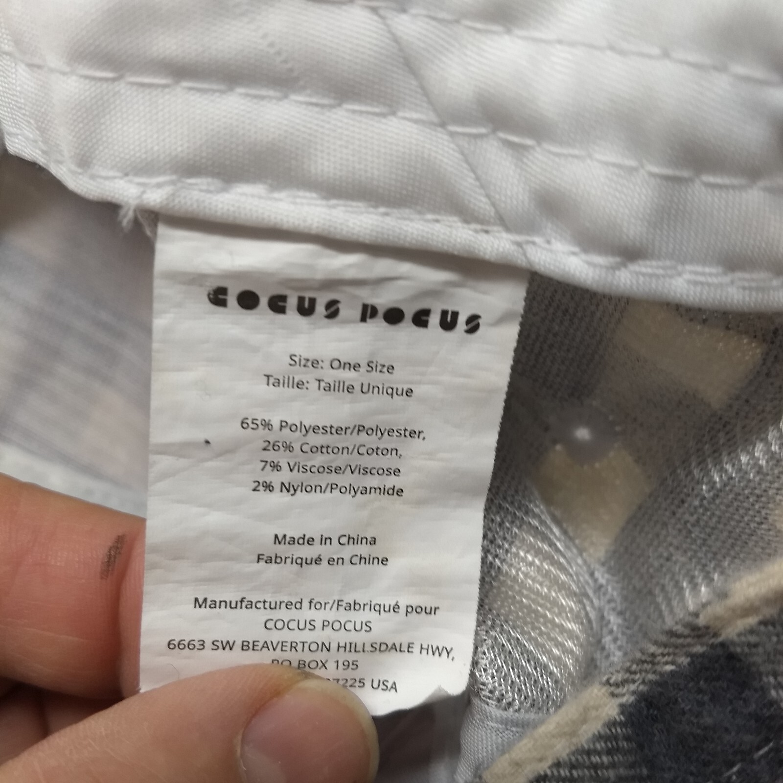 Cocus Pocus Slideback Hat Multi OSFA Buffalo Chec… - image 8