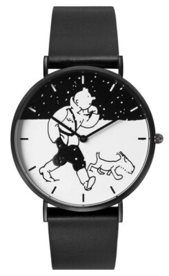 Ice-Watch ICE 015311 TINTIN Soviet Classic snow Tim Struppi Medium black Uhr NEU