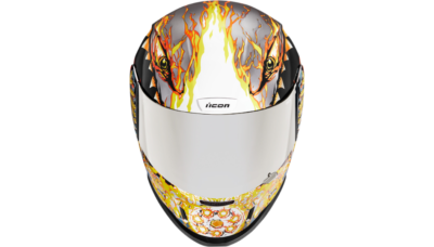 NEW ICON Airform Warthog Helmet - Yellow / Black - Medium
