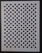 Circles Polka Dots Circle Dot 8.5" x 11" Custom Stencil FAST FREE SHIPPING