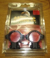 Millett 30mm Medium 3/8" 22 Rings Steel Matte Blue