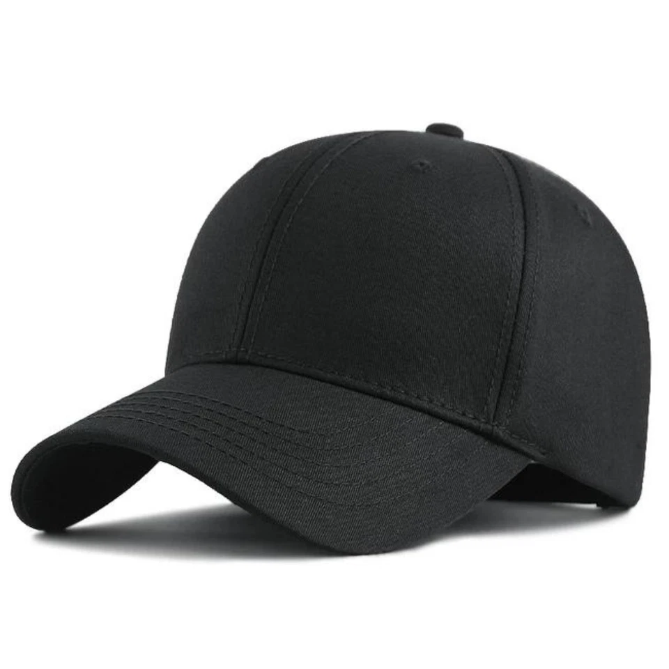 Basecap Baseball Cap Mütze Verstellbare Kappe Schwarz Herren Damen Kappe Neue