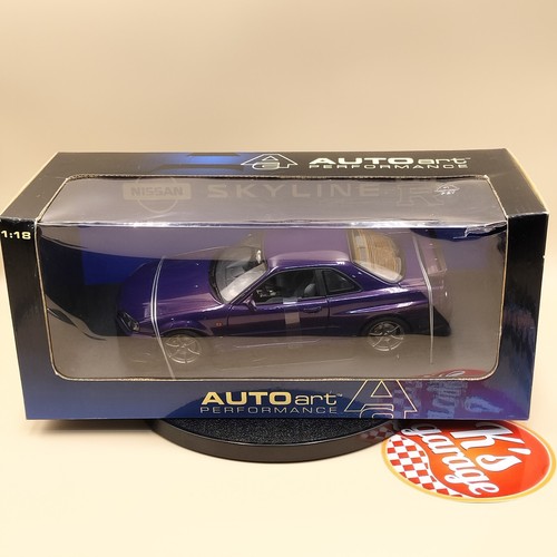 AUTOart 1/18 Nissan Skyline GT-R R34 1999 Midnight Purple Performance 77304 - Picture 19 of 23