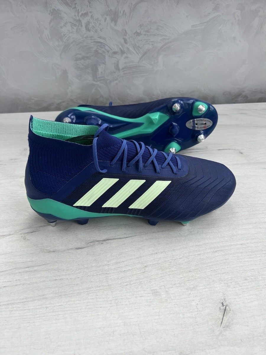 adidas Predator ネイビー/グリーン シューズ Adidas Predator 18.1 Football Cleats Soccer Boots Elite US10 1/2