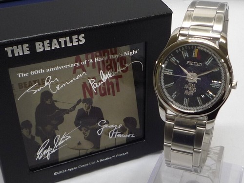THE BEATLES Seiko Official Watch A Hard Day's Night 60th Anniversary From JAPAN - Picture 5 of 22