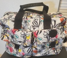 Kipling Baby L Floral Diaper Bag Travel Commuter Briefcase School Crossbody