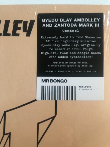Gyedu Blay Ambolley & Zantoda Mark III Control Vinyl, LP, Album, Neuauflage - Bild 2 von 3