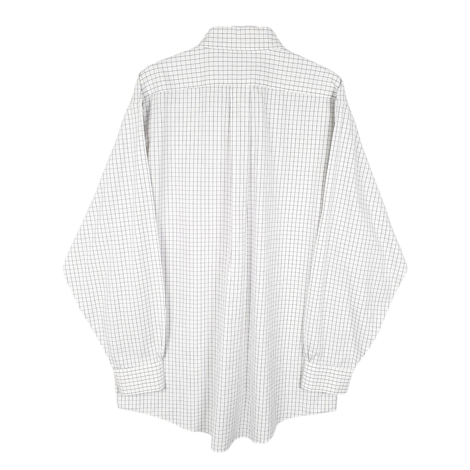 BROOKS BROTHERS White Check Shirt Classic Fit Long Sleeve Casual Cotton Mens L image 3