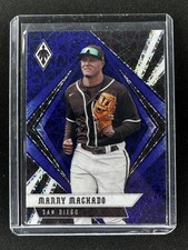 2021 Panini Chronicles Blue Velocity Phoenix Manny Machado #24 Padres