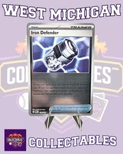 Iron Defender 118/132 Me01: Mega Evolution Reverse Holo - Free Shipping NM