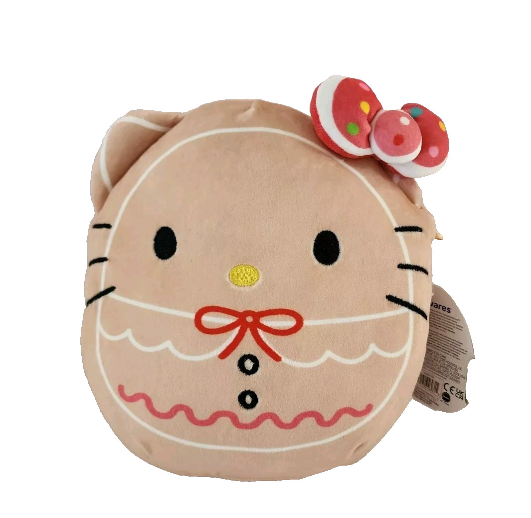 Sanrio Hello Kitty Squishmallow plush gingerbread  Stuffed Toy Christmas