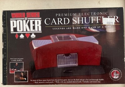 Excalibur World Series of Poker Premium Electronic 2-Deck Card Shuffler tested