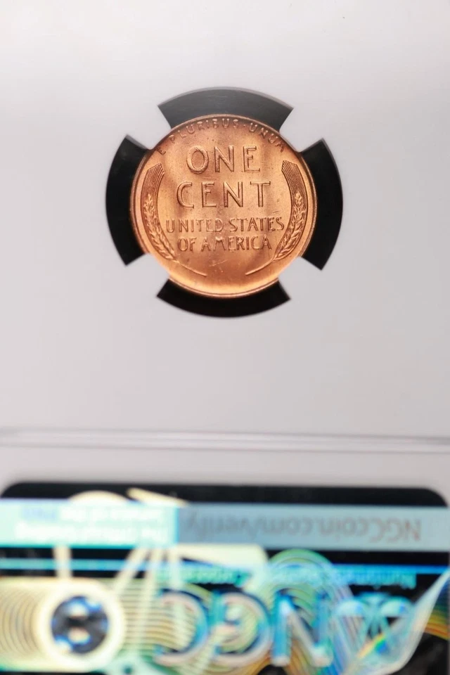 Centavo Lincoln Wheat 1955 S graduación profesional MS67RD *Dobles uniones* JL1100-394 Foto 4 de 4