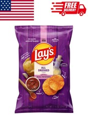 Lay’s All Dressed Potato Chips Snack Bags 7.75 oz 2 Pack