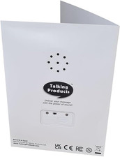 , Voice Recordable Greeting Card, 40 Seconds Recording with Replaceable Batte...