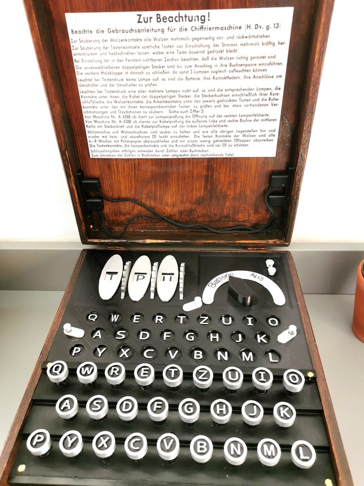 Enigma Machine Replica True Scale 1/1 | eBay
