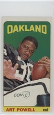 1965 Topps ( Photo) Art Powell ( Photo) Clem Daniels #146 15wb