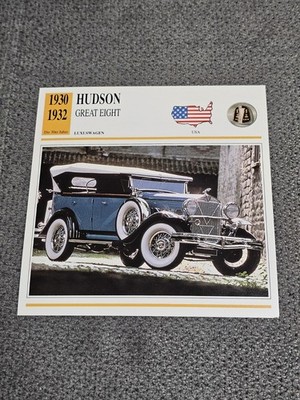 Hudson Great Eight - Geschichte & Technische Daten -  Karte (1)
