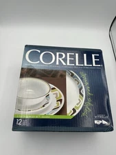 New Corelle Livingware Squared 12-Piece Dinnerware Set 1103305