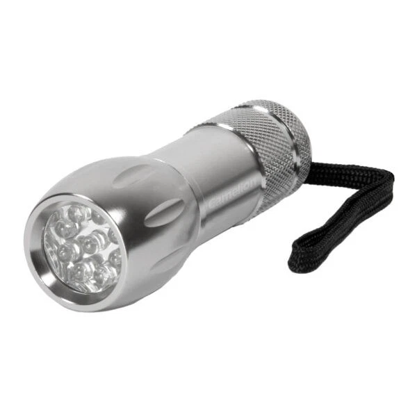 Linterna CT4004 de aluminio con 9 LED brillantes y 3 pilas R03 incluidas - Imagen 2 de 2