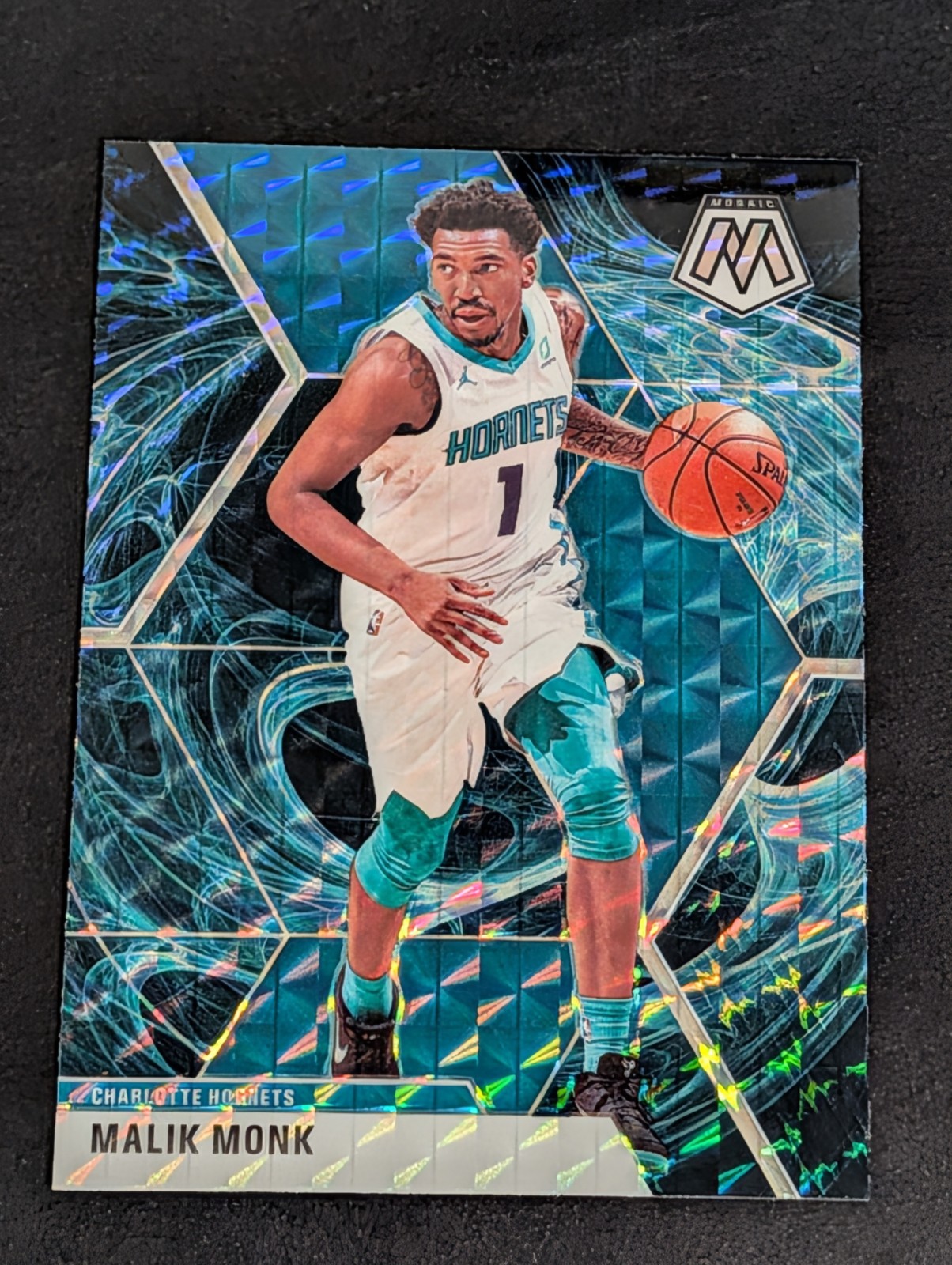 2019-20 Panini Mosaic - Malik Monk #112 Genesis Prizm Case Hit