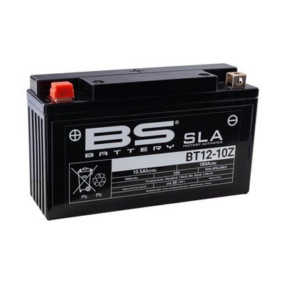 BS Batterie 12V 10AH YT12-10Z Gel -Battery (für: ZONTES 125 G1 ABS Euro 5 21 )