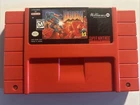 Doom Super Nintendo SNES Red Cartridge Only working great condition
