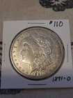 1891 o morgan silver dollar