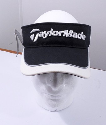 NWT TaylorMade Burner Tmax Gear Golf Sun Visor Adjustable Black White Stealth