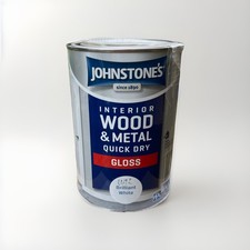 Johnstone's Brilliant White Quick Dry Wood & Metal Gloss Paint MM2