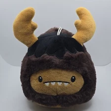 Kangaru Moose Mousse Stuffed Plushie Chocolate 7 Inches Hang Tag Has Mark