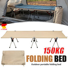 Feldbett Campingbett Gästebett klappbar Tragetasche 150kg Army Liege