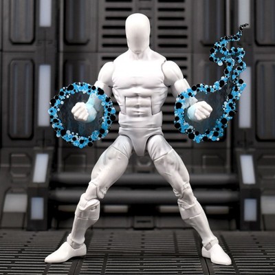 Kirby Krackle style Action Figure Effect Pieces -  Marvel Legends - Blue