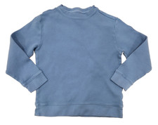 Cat  Jack Boys Small 6/7 Blue Cotton Crew Neck Pullover Sweater