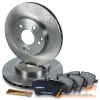 Bremsscheiben BelÜFtet Ø288 + BremsbelÄGe Vorne FÜR Mercedes C-KLASSE CL203