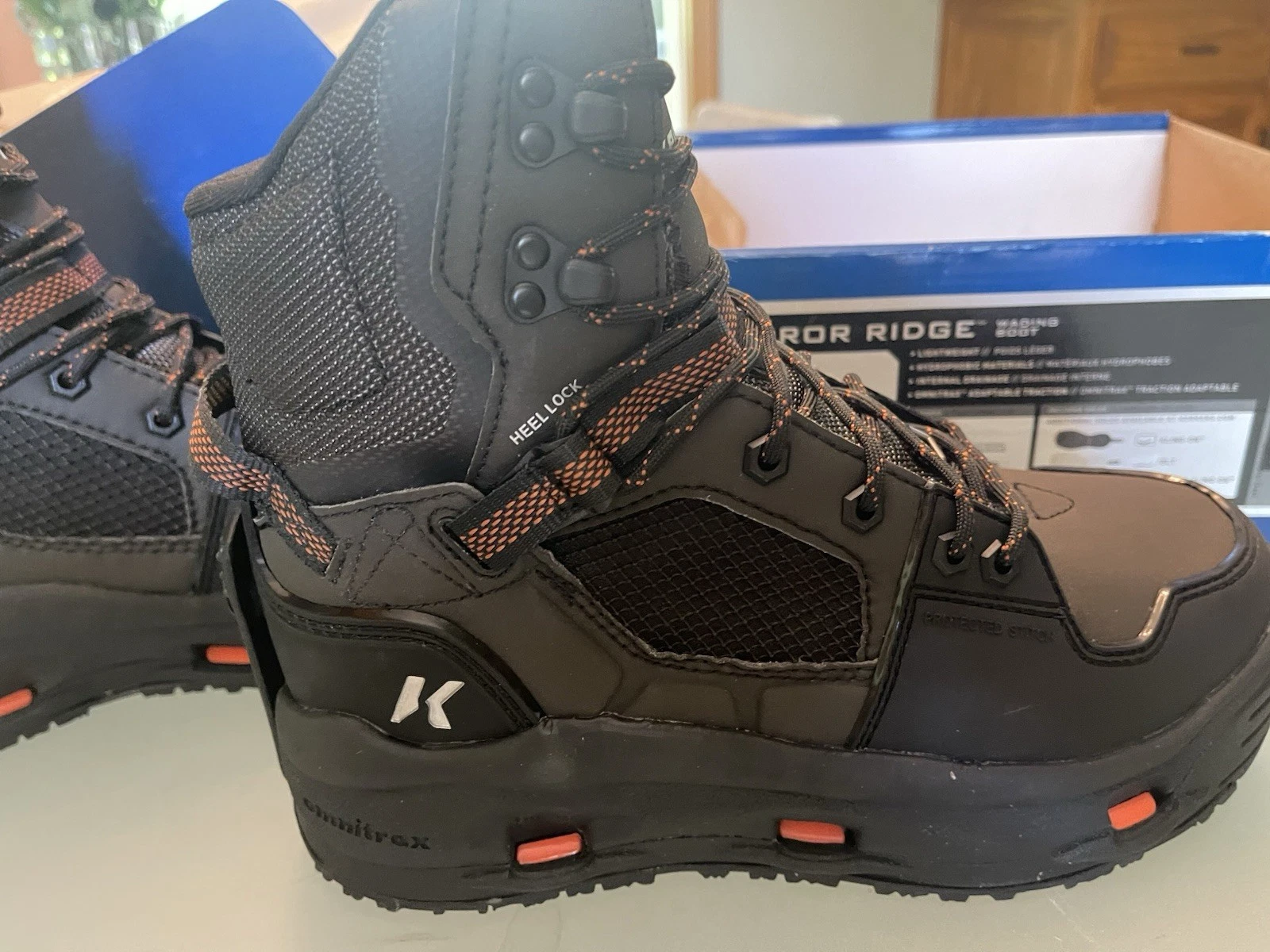 Korkers Men’s Terror Ridge Wading Boots Size 8