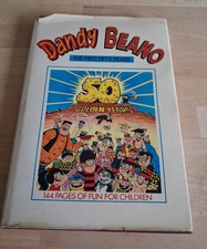 Dandy Beano The First Fifty Years - 50 Golden Years - Hardback Book VINTAGE