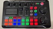 Live Sound Card and Audio Interface with DJ Mixer Effects and Voice Changer