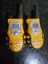 2 Motorola Talkabout T5950 2-Way Radio Walkie Talkies Tested