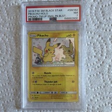 The Pokemon Company Pikachu SM162 SM Black Star Promo Holo English PSA 7 on eBay