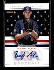 2013 Panini USA Baseball #1 Brady Aiken 18U National Team Signatures #/499