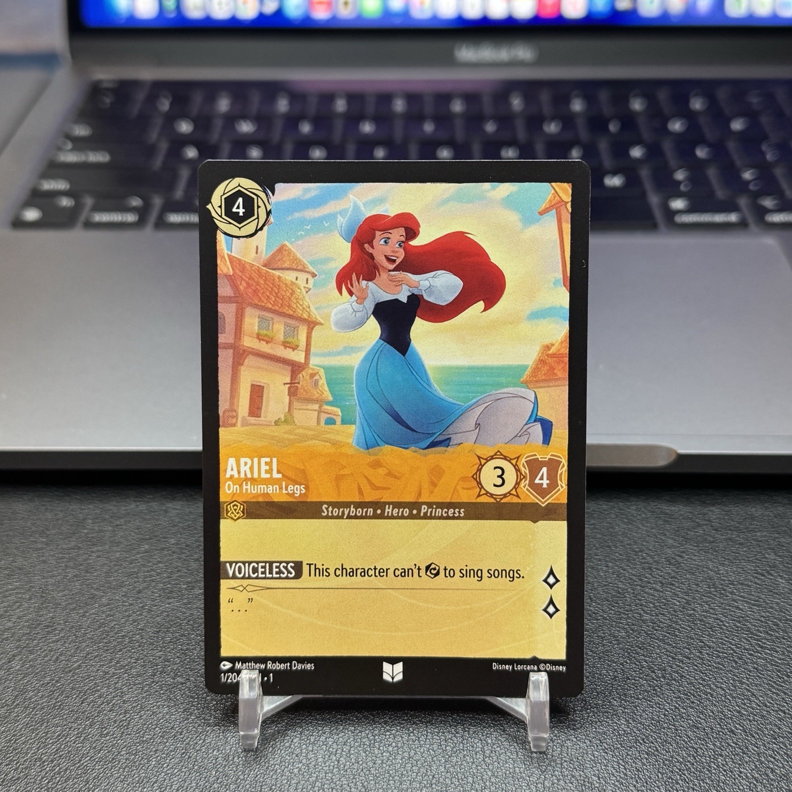 Ariel - On Human Legs - 1/204 Lorcana The First Chapter Regular - Uncommon NM/M