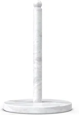 Koville African Genuine 7" Base, White Marble-namib Fantasy Stone Rod 