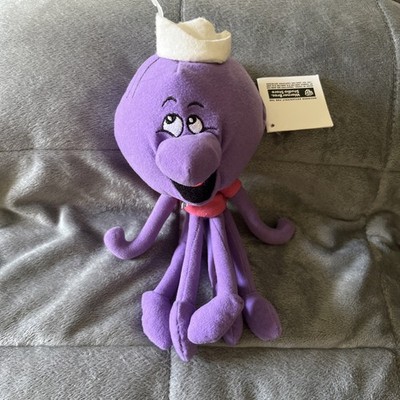 Vintage 1999 Warner Bros Store Hanna Barbera Squiddly Diddly Bean Bag Plush NEW