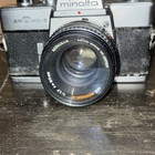 Minolta SRT MC-II 35mm SLR Film Camera w/ 50mm f/1.7 Lens & AF Flash in Silver — photo 3