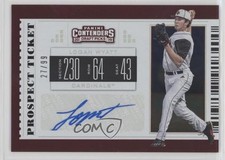 2019 Panini Contenders Draft Picks Prospect Ticket 27/99 Logan Wyatt #9 Auto 0l2